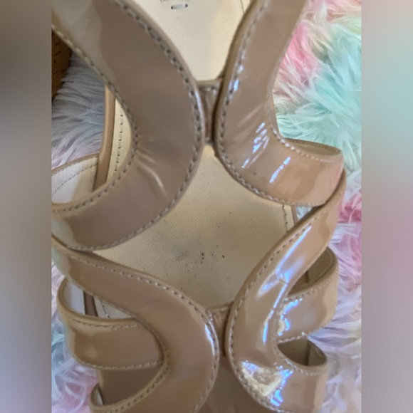 Prada Patent Leather Cork Wedge Sandal - Picture 8 of 9